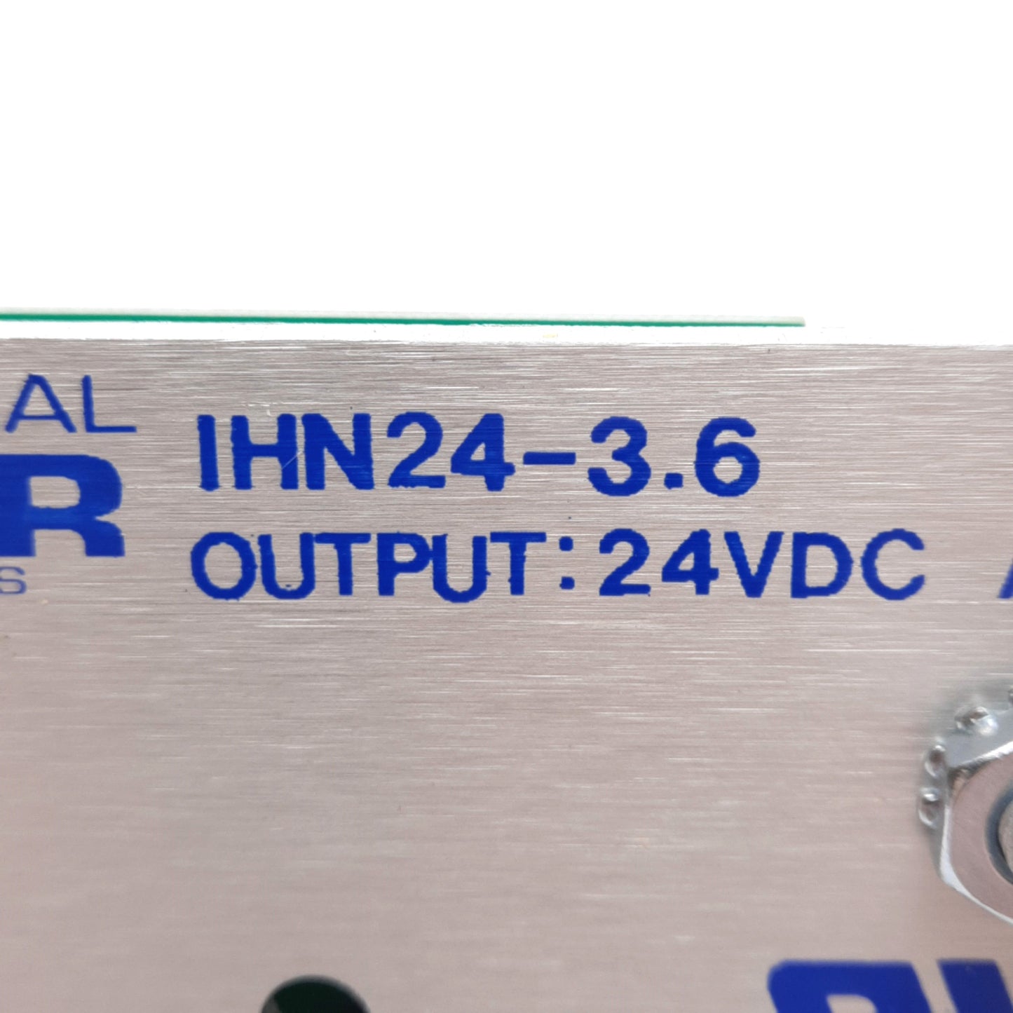 New International Power IHN24-3.6 Power Supply 100-240VAC In, 24VDC 3.6A Out