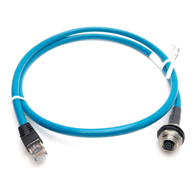 New Lumberg Automation 0985 656 104/1M Ethernet Cable, M12 8-Pin Female to RJ45