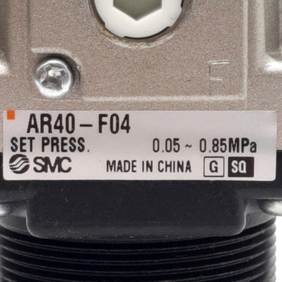 New SMC AR40-F04 Pneumatic Regulator, 0.05-0.85MPa Set Pressure, G1/2 & G1/4 Ports