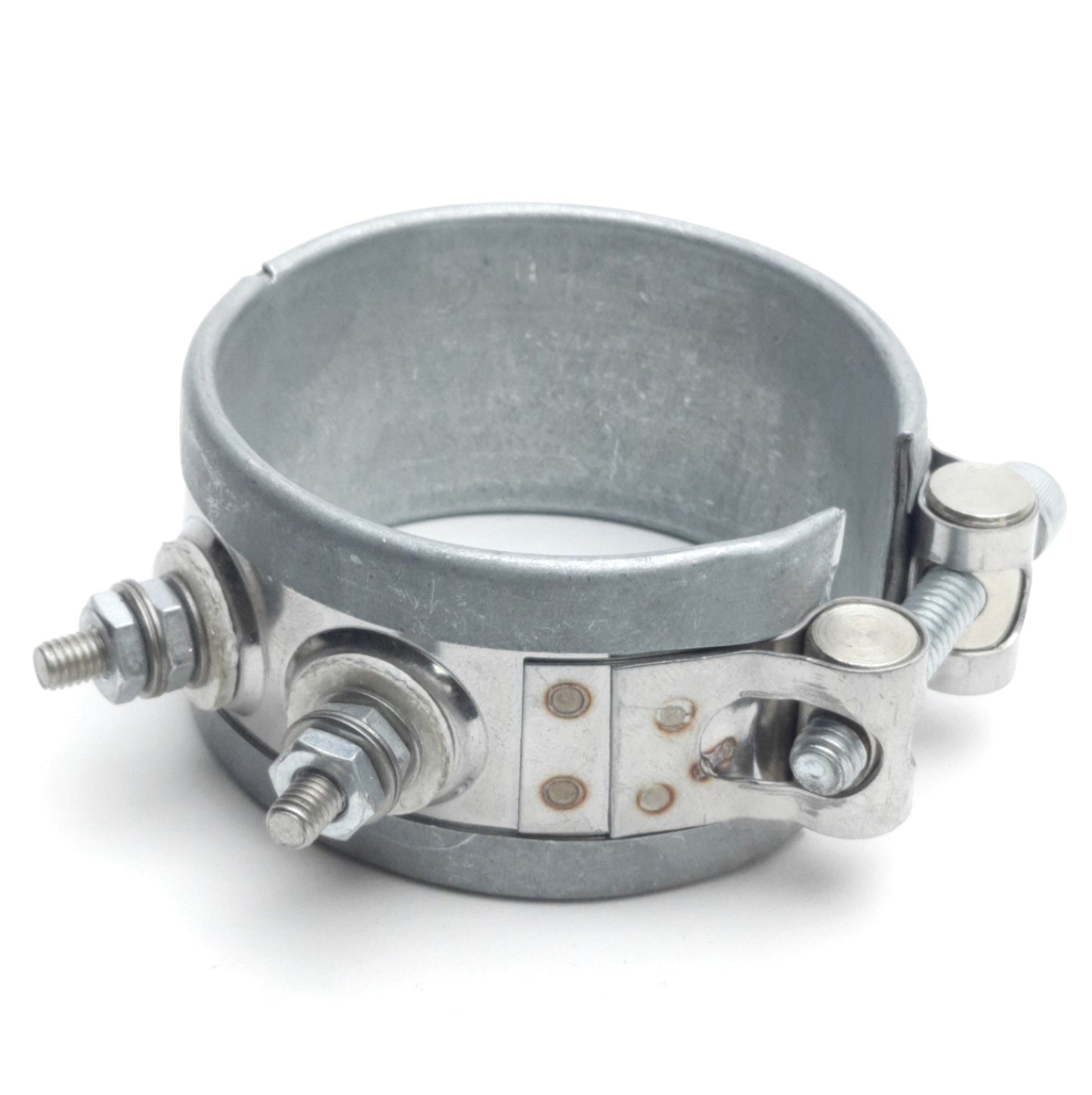 Used Tempco NE02080108T2 Mica-Band Heater Ø2.5" x 1.5" 240VAC, 300W, Screw Terminals