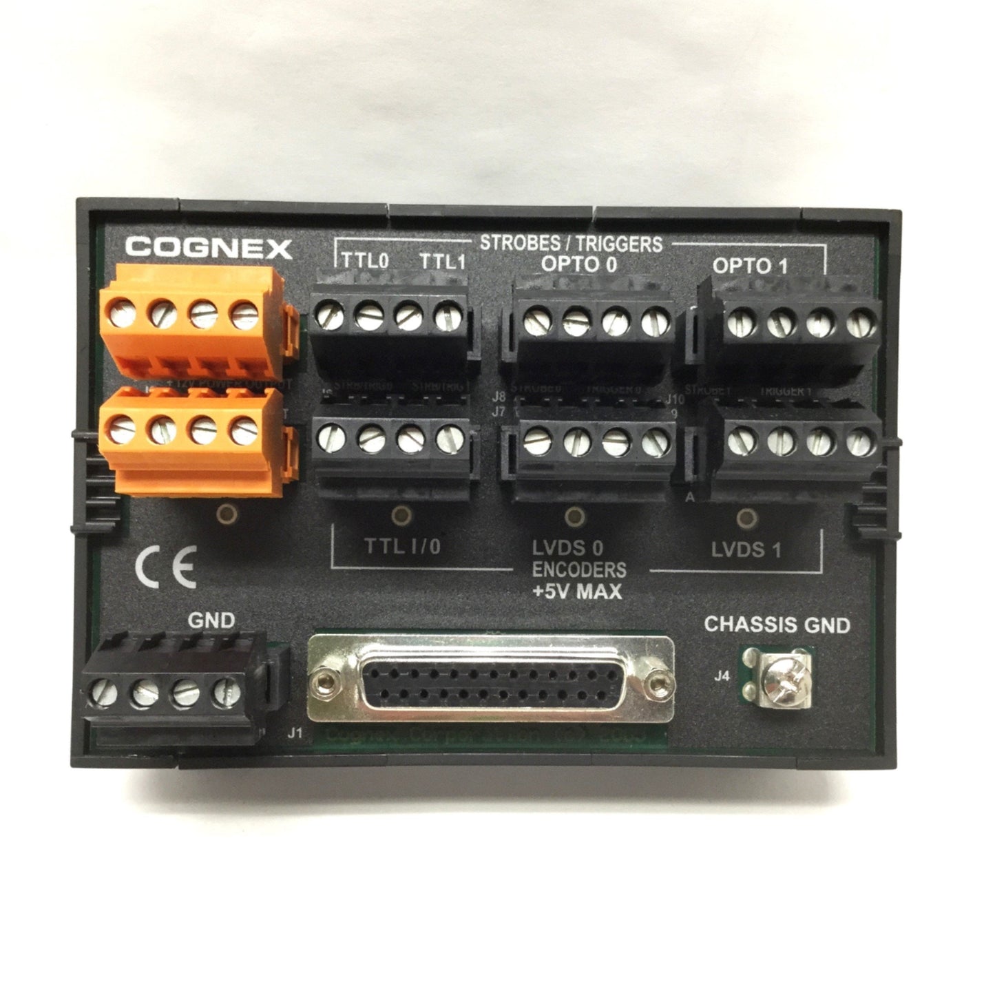 Used Cognex 800-5885-1R Machine Vision I/O Strobe/Trigger Module For MVS-8600 5-24VDC