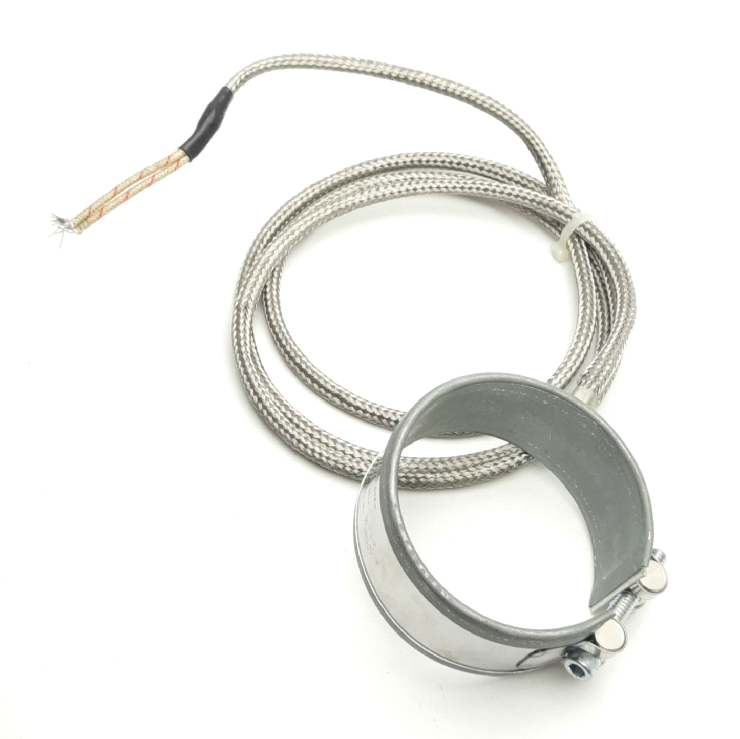 Used Tempco MBH19953 Micaband Band Heater, Ø3" x 1-1/2", 240VAC , 625W, SS Braid