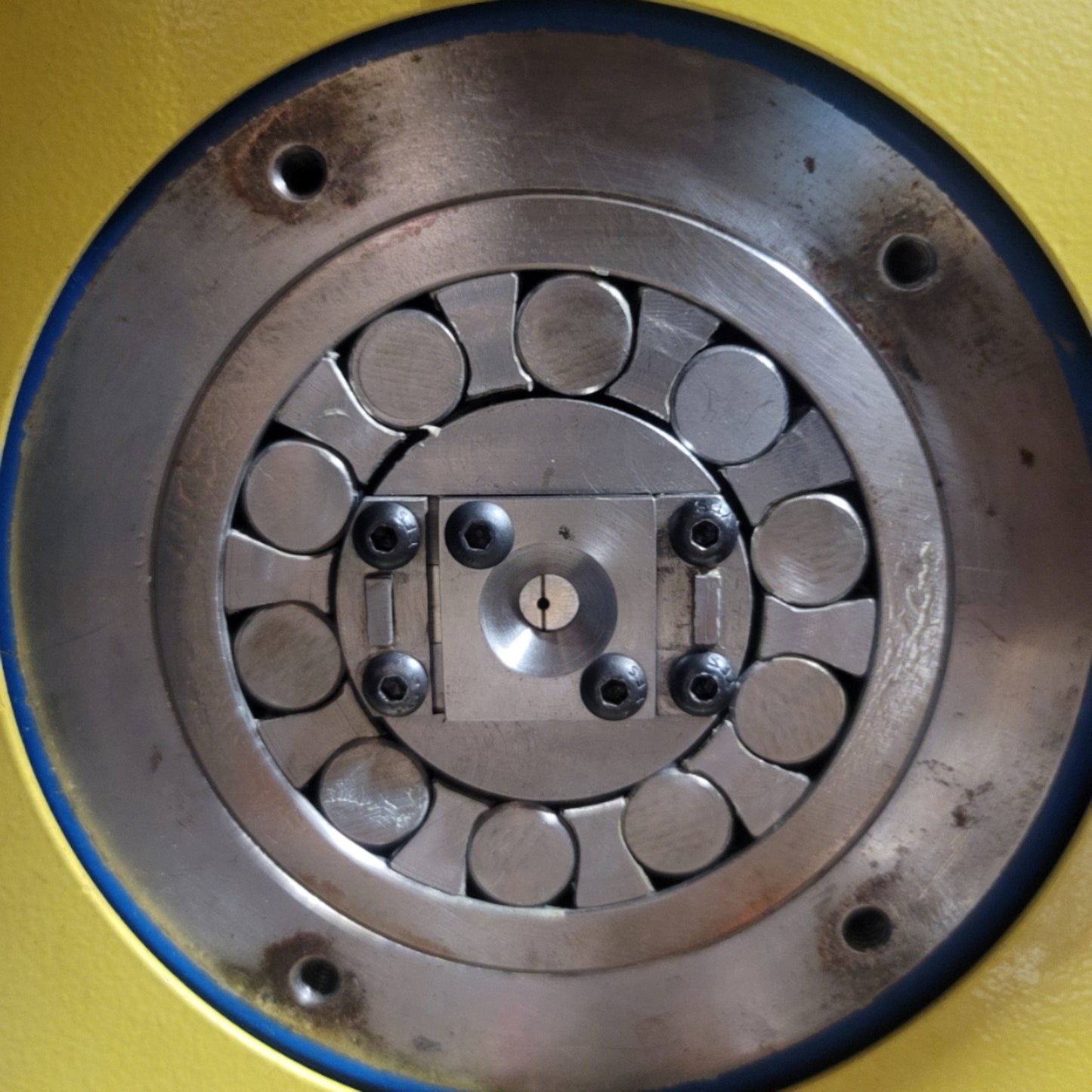 Used Torrington 100F-9966 Rotary Swaging Machine 1/16" Solid 1/4" Tube, 1/4HP, 120VAC