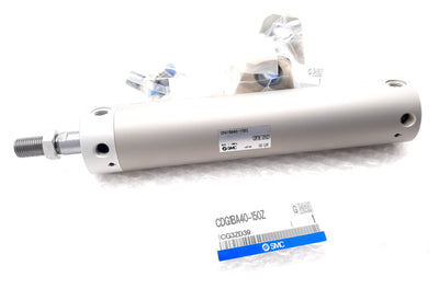 New SMC CDG1BA40-150Z Double Acting Round Body Cylinder Bore 40mm, Stroke 150mm
