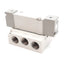 New SMC SYA7240-03T Air Operated Valve 5-Port 2-Position, -0.1 to 0.7MPa, 3/8in NPTF