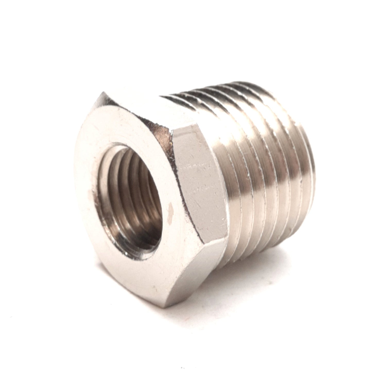 New Lot of 25 Camozzi 2530 08-04 Brass Bushings 1/2in NPTF Male to 1/4in NPTF Female