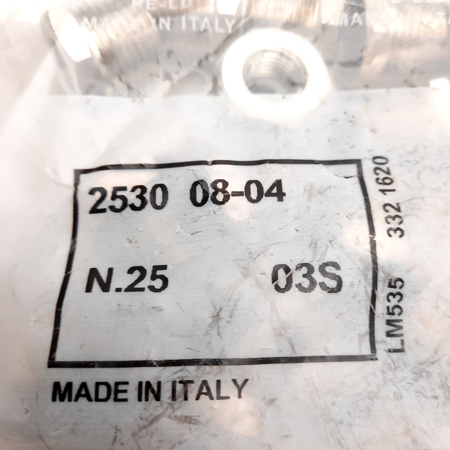 New Lot of 25 Camozzi 2530 08-04 Brass Bushings 1/2in NPTF Male to 1/4in NPTF Female