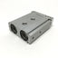 Used SMC CXSJM25-10 Compact Dual-Rod Cylinder, Slide Bearing, 25mm Bore, 10mm Stroke