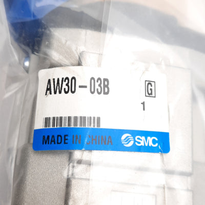 New SMC AW30-03B Filter Regulator 0.05-0.85MPa, Rc3/8 Port, 5µm Filtration