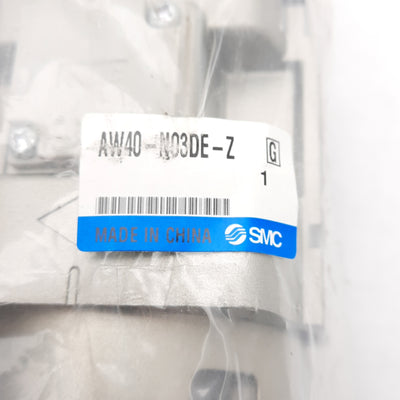 New SMC AW40-N03DE-Z Filter Regulator 7-125psi, 5µm Filtration, 3/8in NPT Port