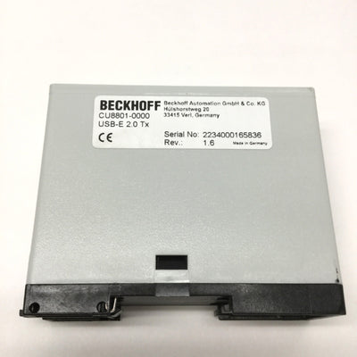 Beckhoff CU8801-0000 USB 2.0 Extension Transmitter Box, RJ45, 50m Distance