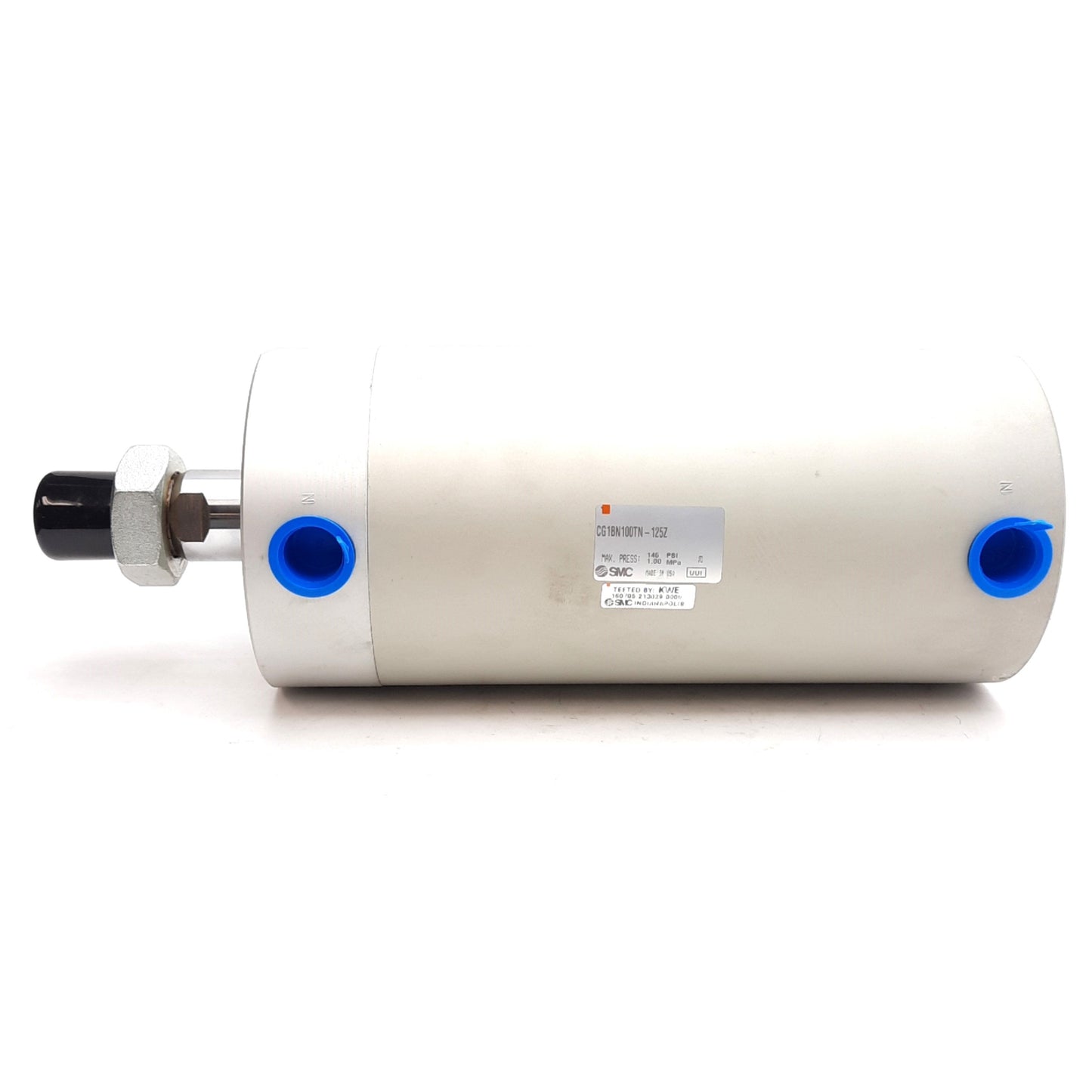 New – Open box SMC CG1BN100-125Z Round Body Cylinder, ø100mm Bore, 125mm Stroke, 0.05-1.0MPa