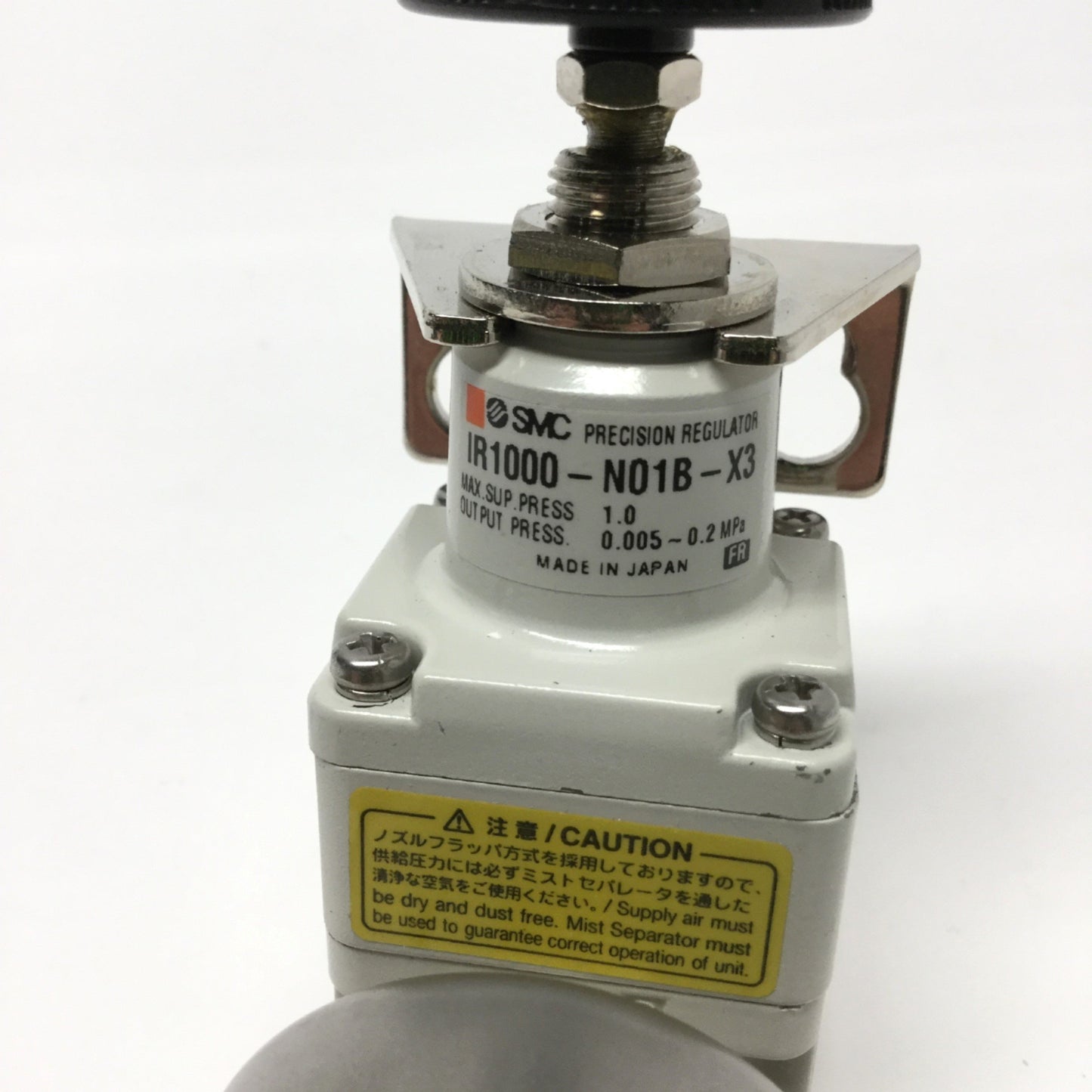 Used SMC IR1000-N01B-X3 Precision Pressure Regulator, 0.005-0.2MPa Out, 1/8" NPT