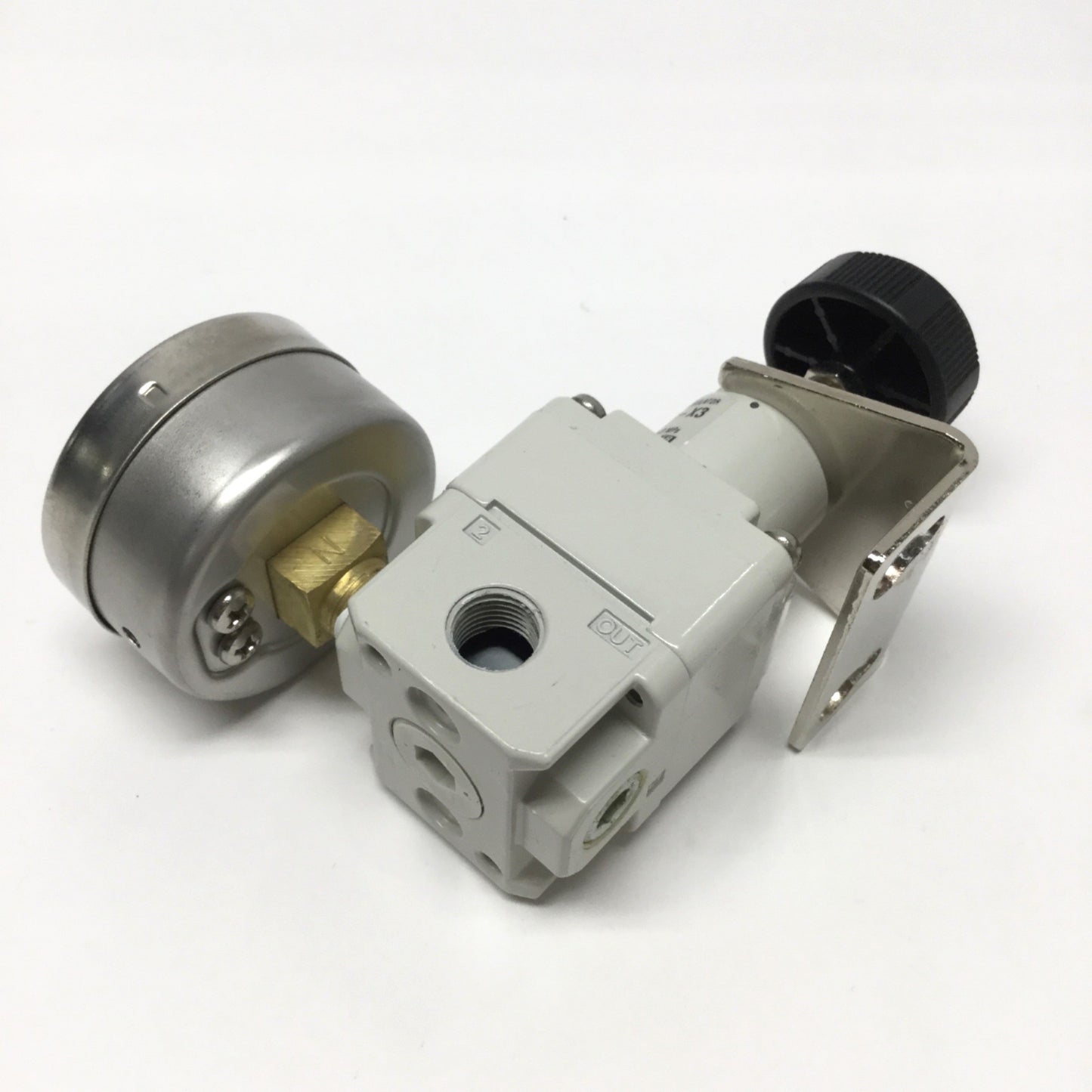 Used SMC IR1000-N01B-X3 Precision Pressure Regulator, 0.005-0.2MPa Out, 1/8" NPT