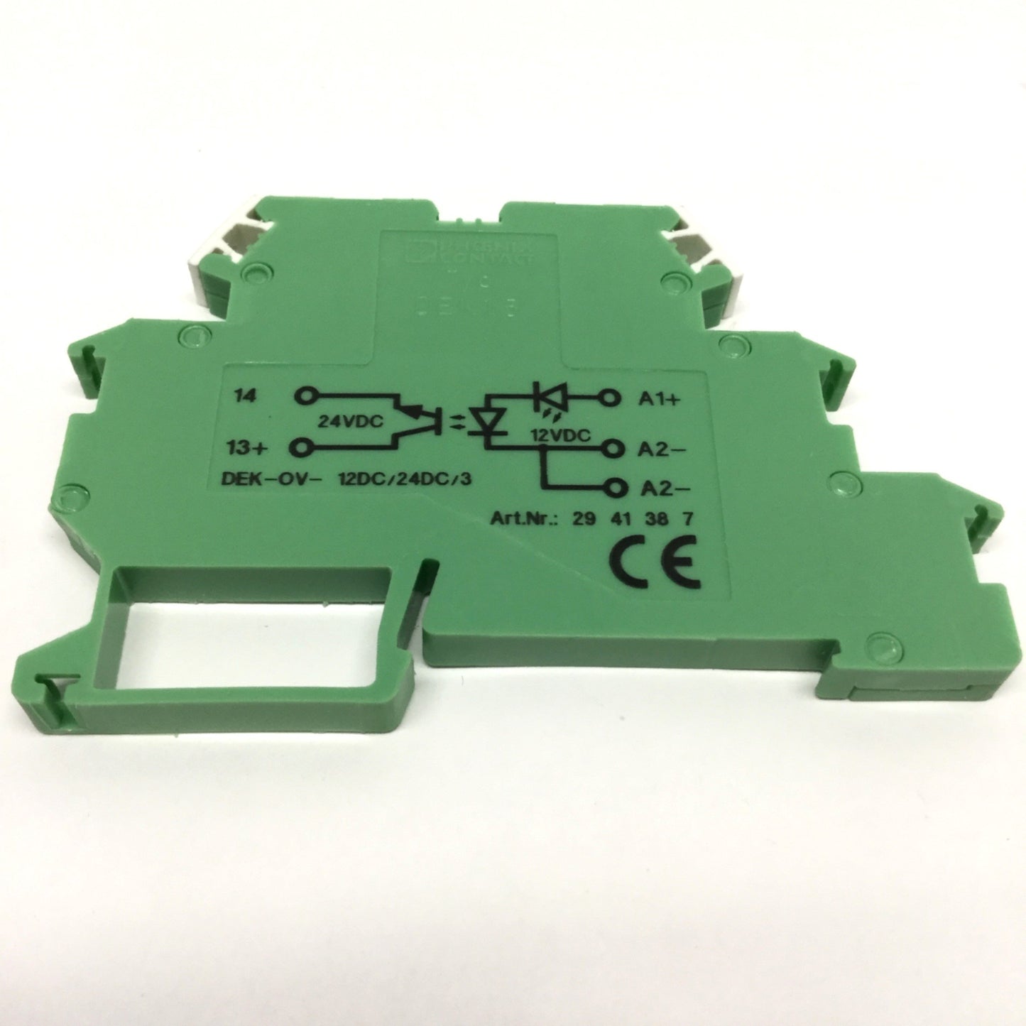 Used Phoenix 2941387 Solid State Relay Terminal Block SPST-NO, 12VDC In, 3-30VDC Out
