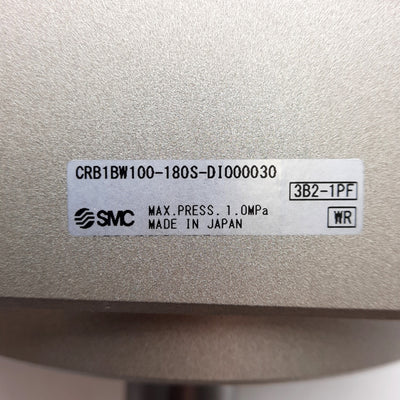 SMC CRB1BW100-180S Rotary Actuator 100mm Body, 180° Rotation, Rc1/4, 0.15-1.0MPa