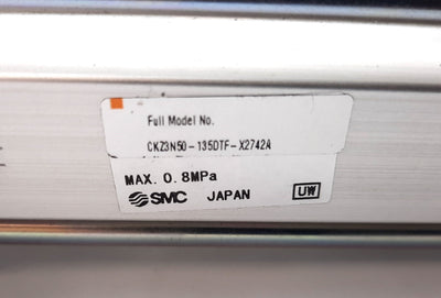 New SMC CKZ3N50-135DTF-X2742A Power Clamp Cylinder 50mm Bore, 135º Opening Angle