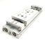 Used SMC MXW16-75 Air Slide Table 16mm Bore, 75mm Stroke, M5 Ports, 0.15-0.7MPa