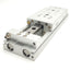 Used SMC MXW16-75 Air Slide Table 16mm Bore, 75mm Stroke, M5 Ports, 0.15-0.7MPa