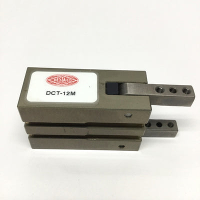 Used Destaco DCT-12M 2-Jaw Finger Angular Gripper, 180°, 7lbf at 100psi, 12mm Bore
