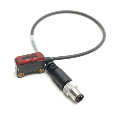 Used Allen Bradley 42KD-B2LAR3-Y4 Photoelectric Sensor, 10-30VDC, NPN/PNP, 50mm Range