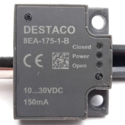 Used Destaco 8EA-175-1-B Inductive Sensing System For 82L Series Clamps, M12 4-Pin
