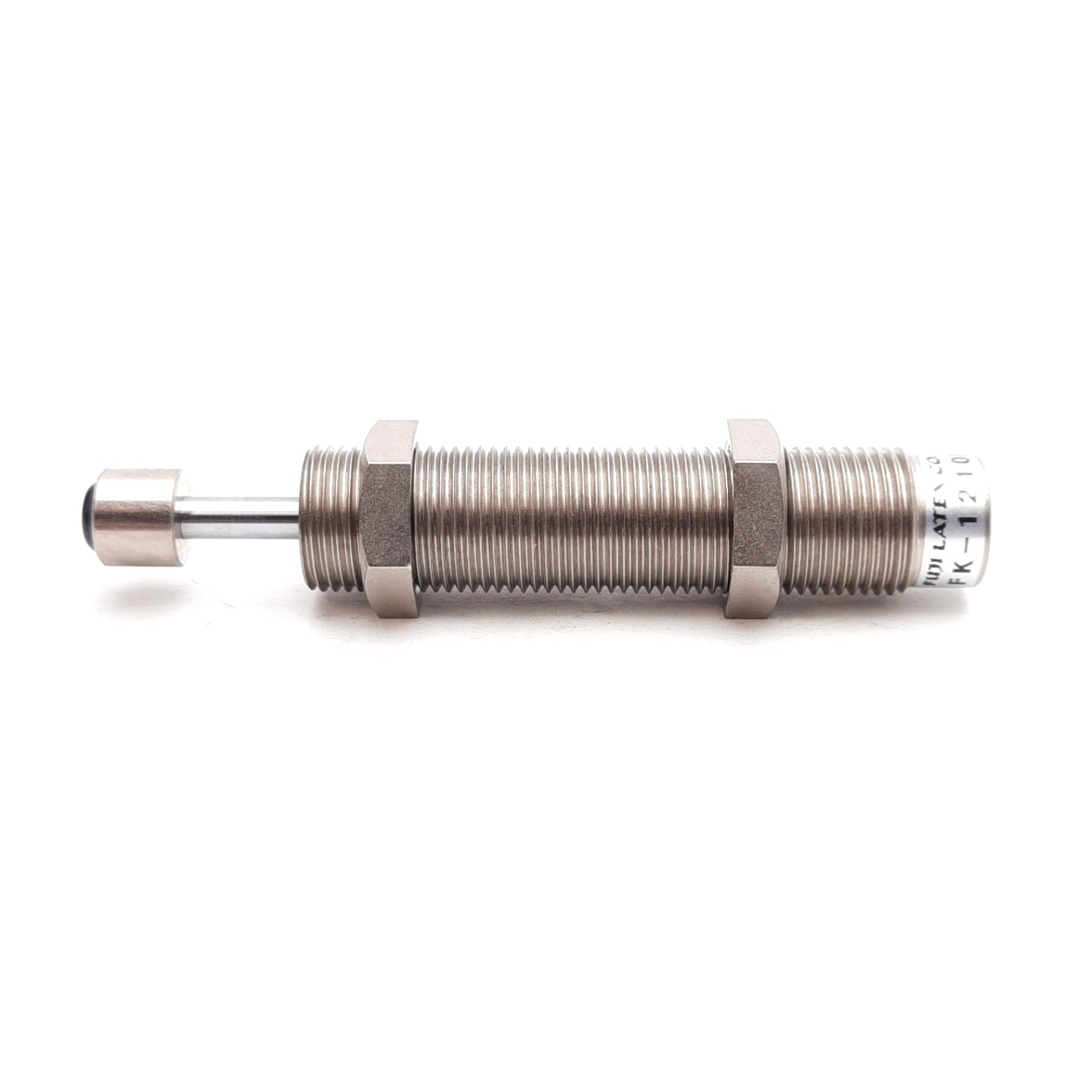 New Fuji Latex FK-1210M-C Fixed Shock Absorber, M12, 10mm Stroke, 6.86J, 2m/s