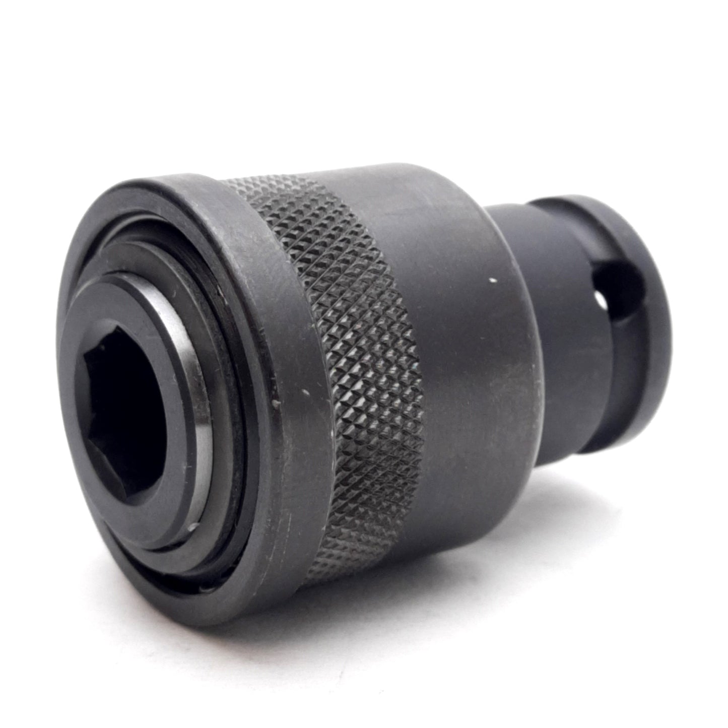 Used Desoutter 4027123603 FR Saltus Quick Change Adapter, Square 3/8in to Hex 7/16in