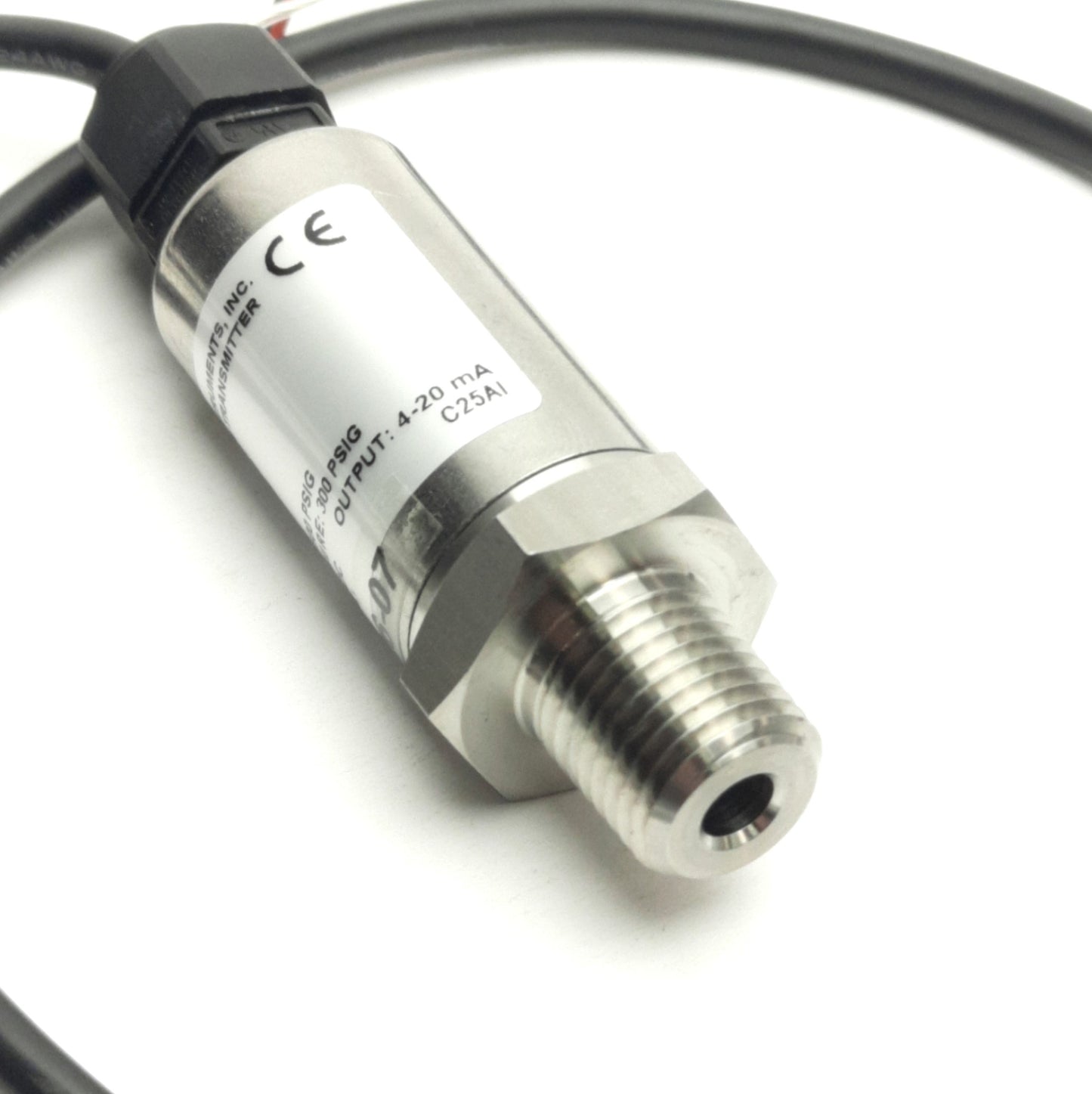 New – Open box Dwyer 174593-00 Pressure Transmitter 0-75Psig, 4-20mA Output, 1/4" NPT, 10-30VDC