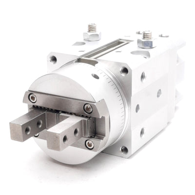 New SMC MRHQ25D-90S-N Rotary Air Gripper, ø25mm Bore, 90deg Rotation, M5x0.8 Ports
