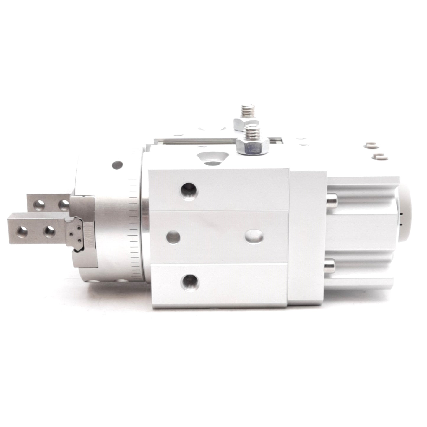 New SMC MRHQ25D-90S-N Rotary Air Gripper, ø25mm Bore, 90deg Rotation, M5x0.8 Ports