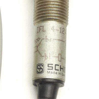 Schmersal IFL 4-12L-01Z Proximity Switch NC, 250VAC 200mA, 4mm Range, M12 Barrel
