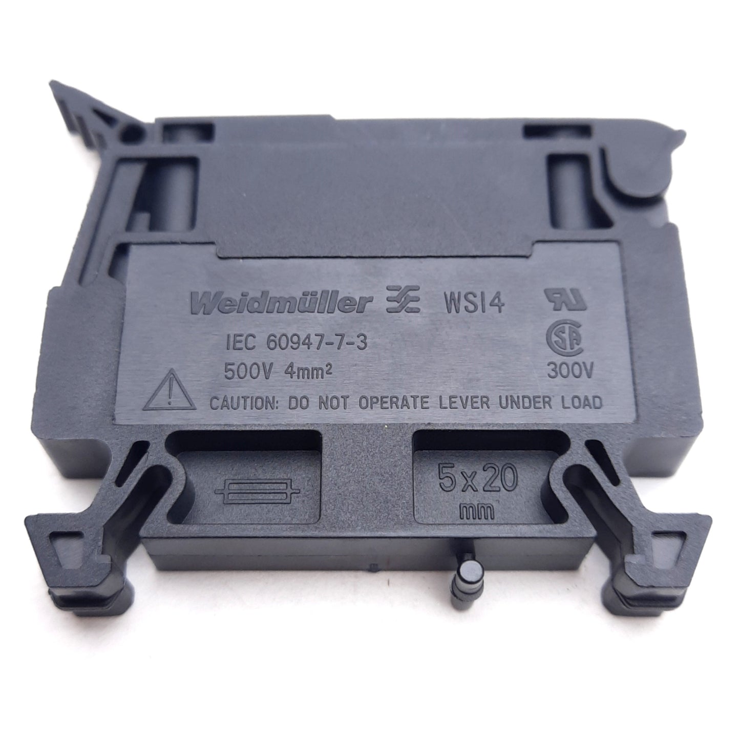 New – Open box Lot of 5 Weidmuller 1886570000 Fuse Terminal Block, 60-150VAC/DC 6.3A, DIN Rail