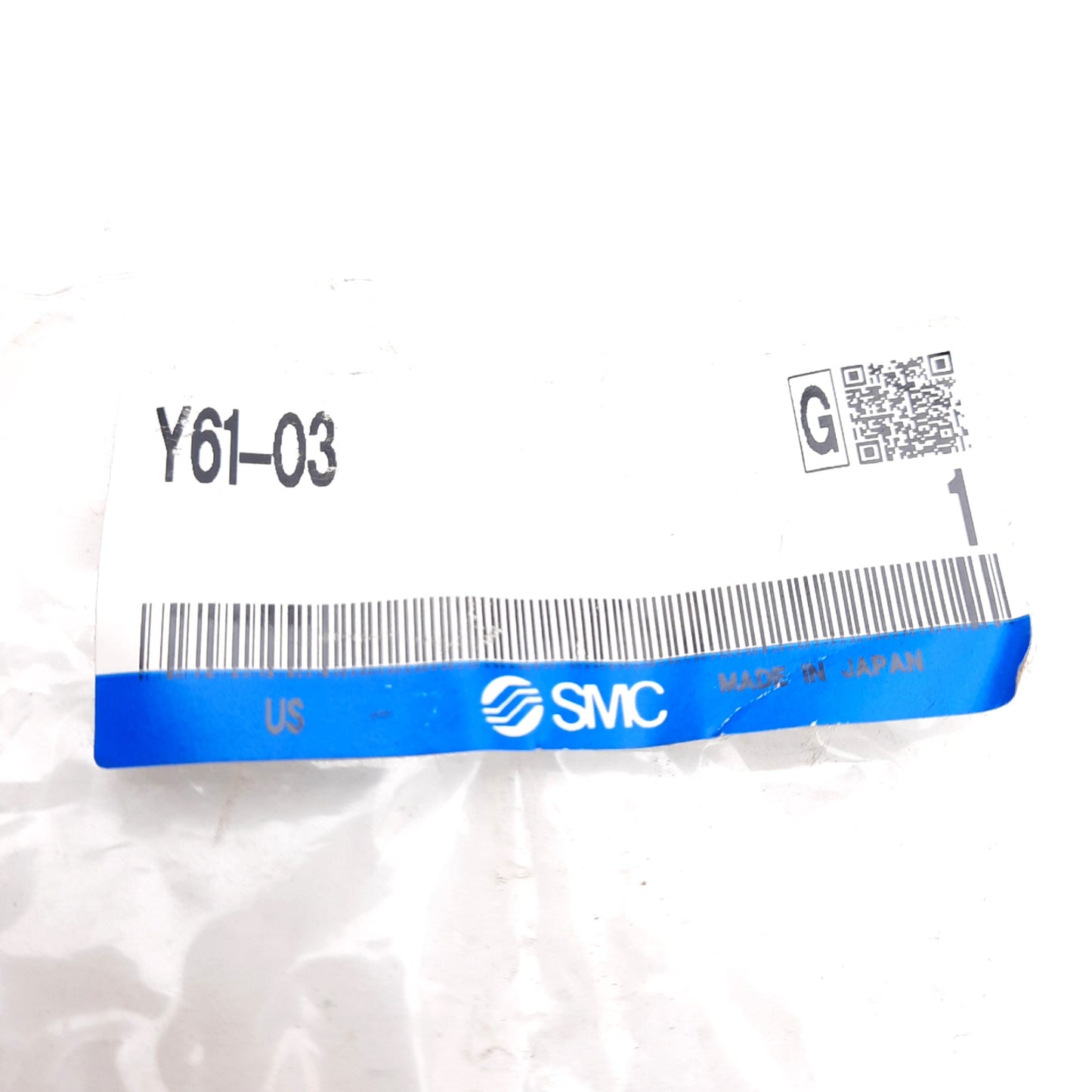 New Lot of 2 SMC Y61-03 T-Type Spacer For Use With AC60, 3/8in BSPT Port, Aluminum