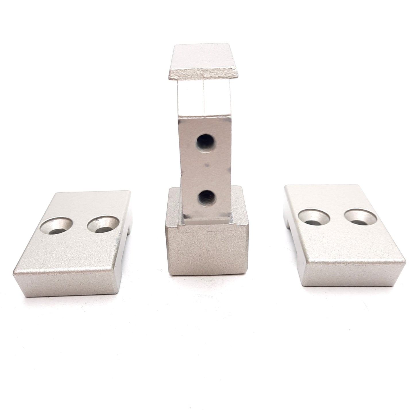 New Lot of 2 SMC Y61-03 T-Type Spacer For Use With AC60, 3/8in BSPT Port, Aluminum