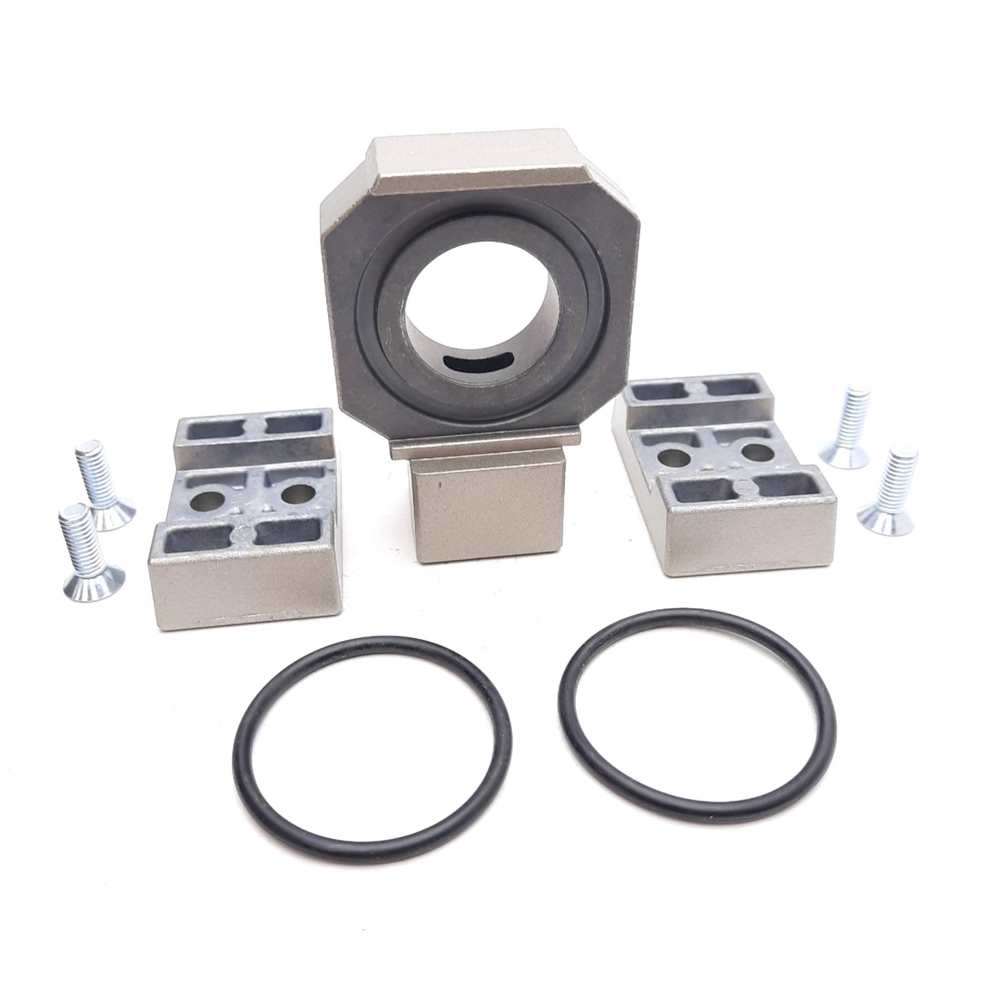 New Lot of 2 SMC Y61-03 T-Type Spacer For Use With AC60, 3/8in BSPT Port, Aluminum