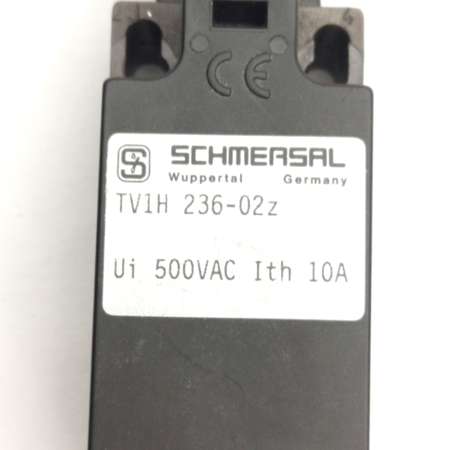 Used Schmersal TV1H 236-02Z Roller Lever Switch 30°, 2-NC Opener, 500VAC 10A *Lever*
