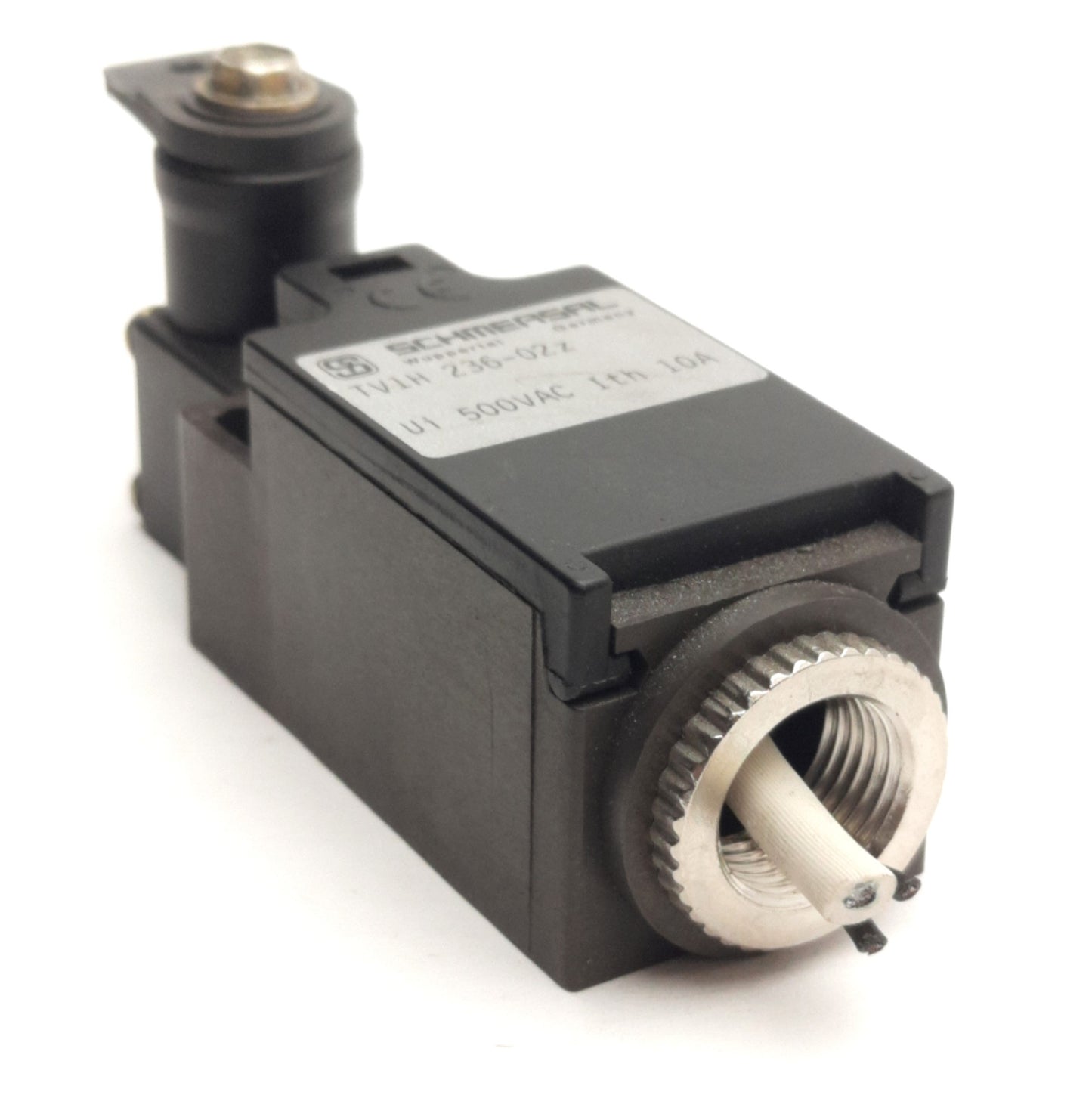 Used Schmersal TV1H 236-02Z Roller Lever Switch 30°, 2-NC Opener, 500VAC 10A *Lever*