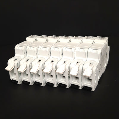 New Lot of 7 WAGO 811-310 2-Conductor Fuse Holder, Single Level, 690V 32A, DIN Rail