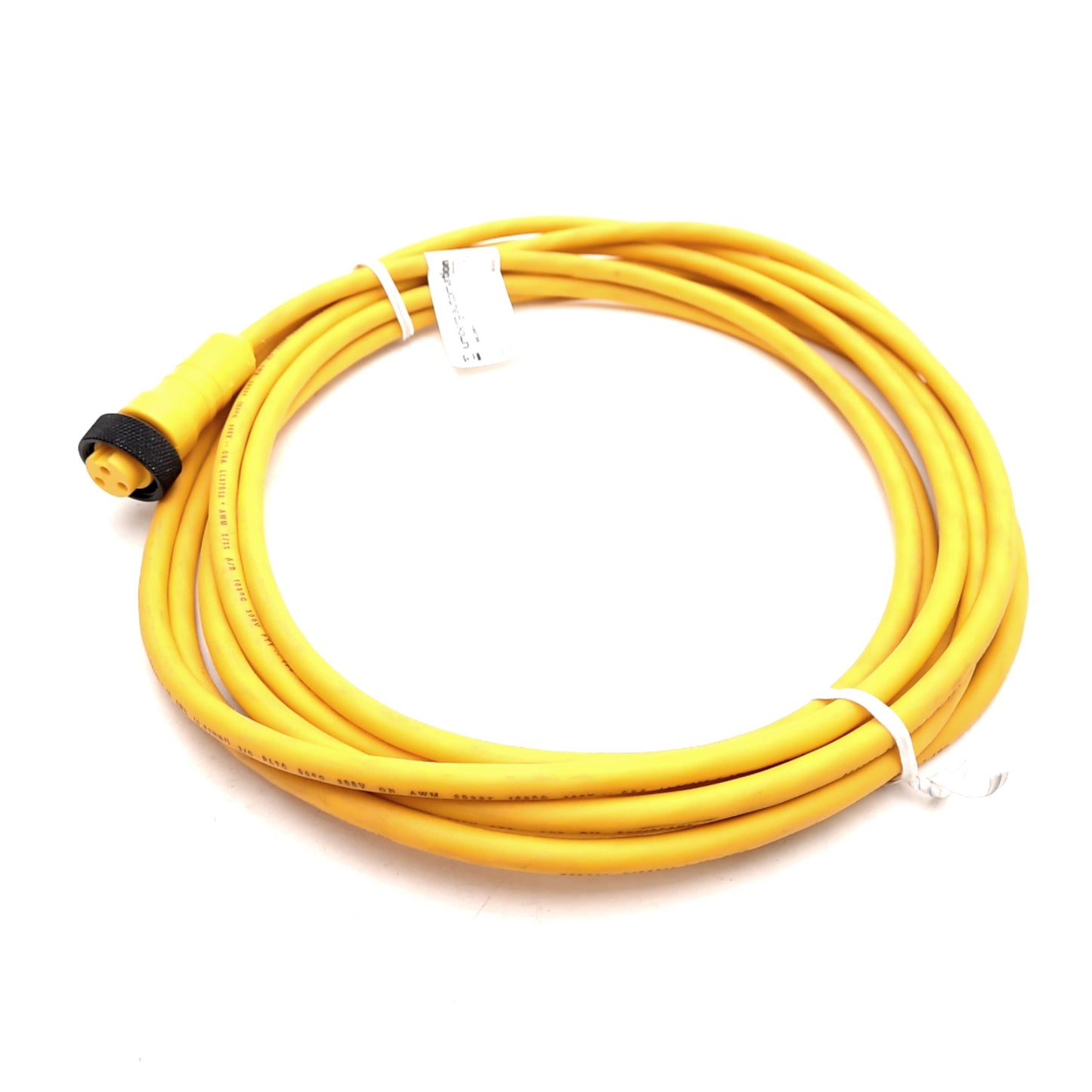 New – Open box Lumberg RK 30-731/15F Cordset, Mini 7/8in Female Straight 3-Pin, 300V 8A