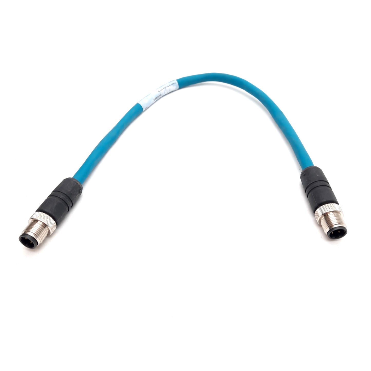 Open box Lumberg 0985 YM57530 100/0.3M Ethernet Cable Cat5e M12 4-Pin Male Straight 0.3m