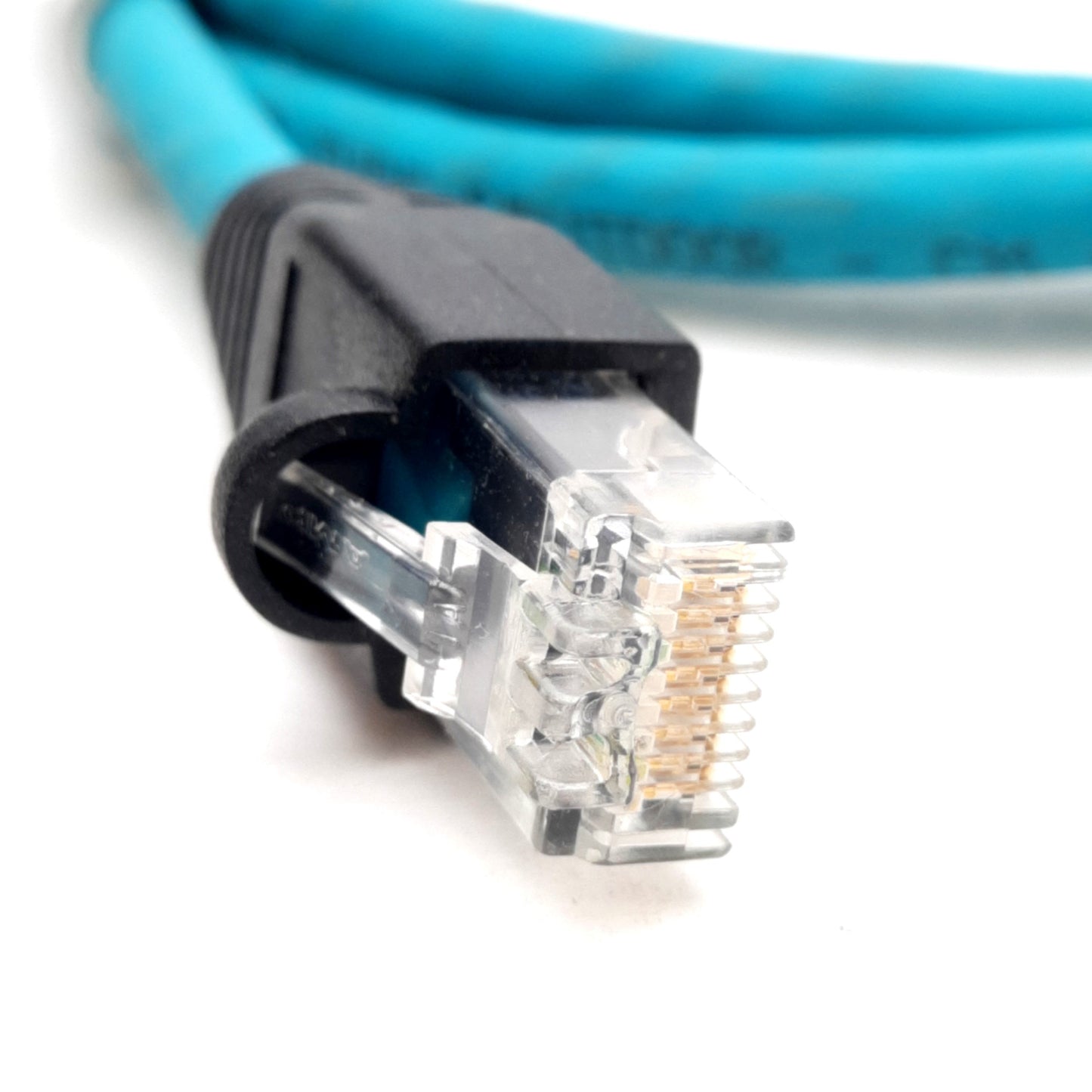 New Lumberg 0985 706 104/1M Ethernet Cable Cat5e, M12 4-Pin Female to RJ45 8-Pin, 1m