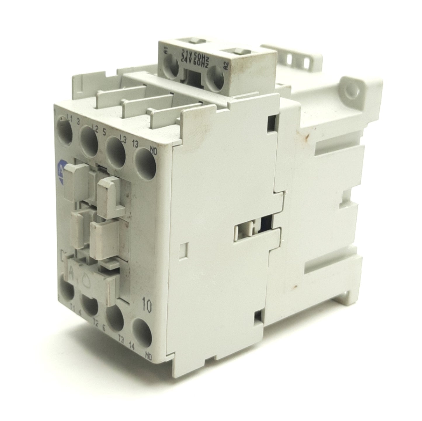 Used Allen Bradley 100-C23KJ10 IEC Contactor, 3-Ph & NO Aux, 600V 30A, 24VAC Coil