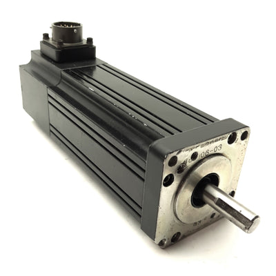 Used Emerson DXE-208C Rev.A2 AC Servo Motor, 0.47HP, 5000RPM, 240VAC, NEMA23 *Corner*
