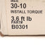 New B-LOC B0301 SD10 Series 30-10 Shrink Disc 177-407ft-lbs Torque, 30mm ID, 60mm OD