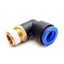New Lot of 5 SMC KQL16-04S KQ One-Touch Elbow Fitting, ø16mm P2C Port, Rc1/2 Male