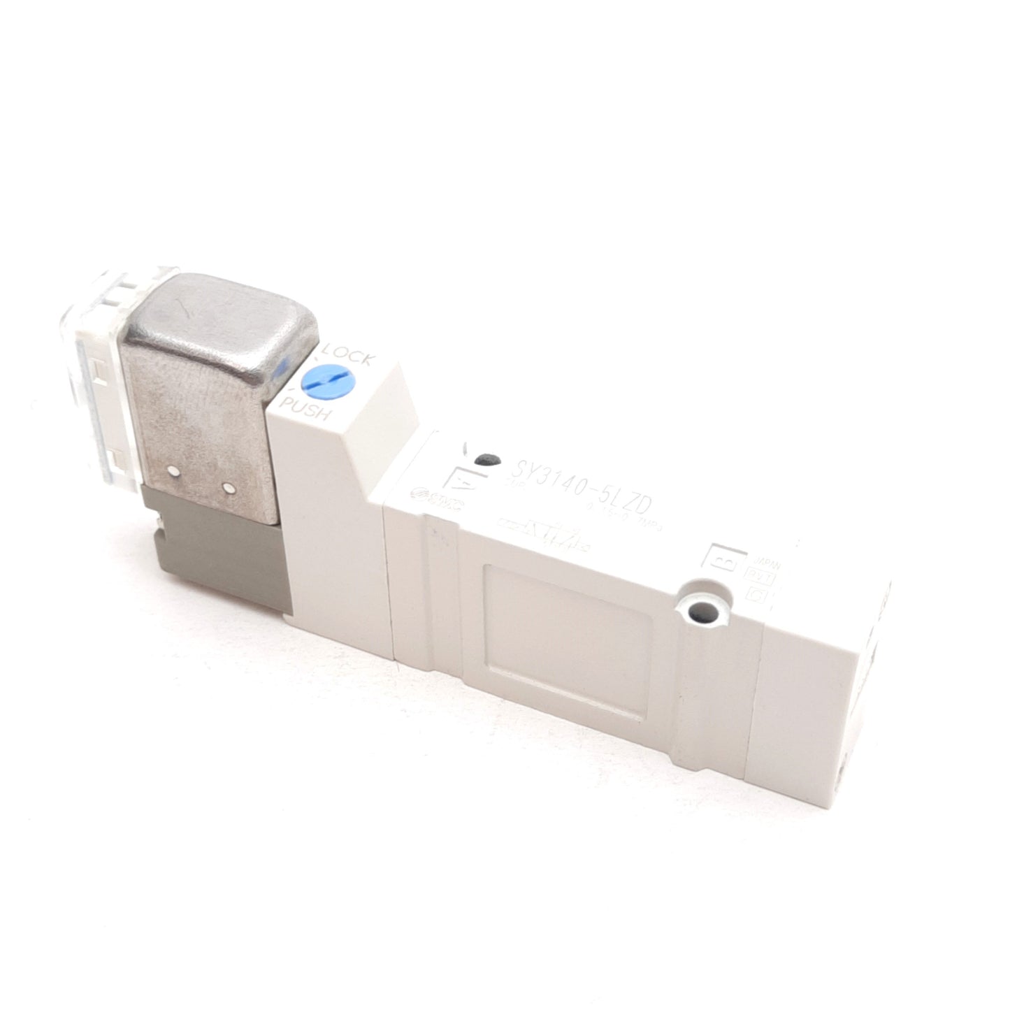 New SMC SY3140-5LDZ Solenoid Valve, 5-Port 2-Position, 0.15 to 0.7MPa, 24VDC
