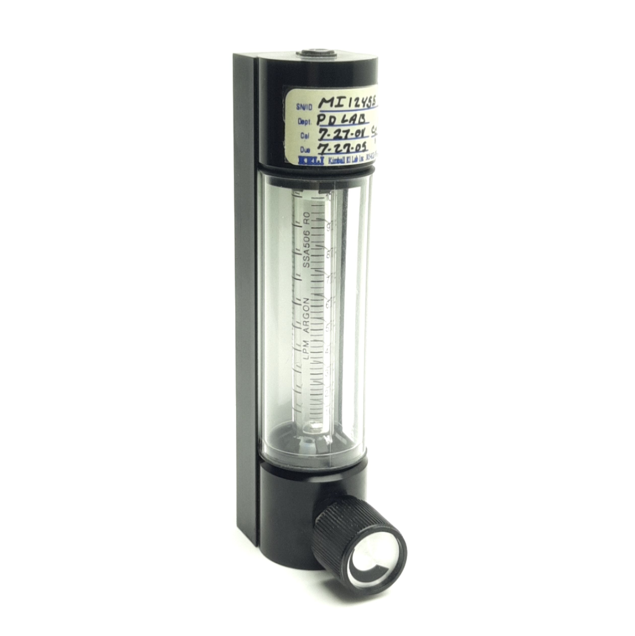 Brooks Instruments 1250A Flow Meter 1-10LPM Argon, 1/8
