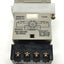 Used Omron H3CR-F8 Twin Timer Relay DPDT 100-240VAC, 5A 250VAC, 0.05s-300h, 8-Pin