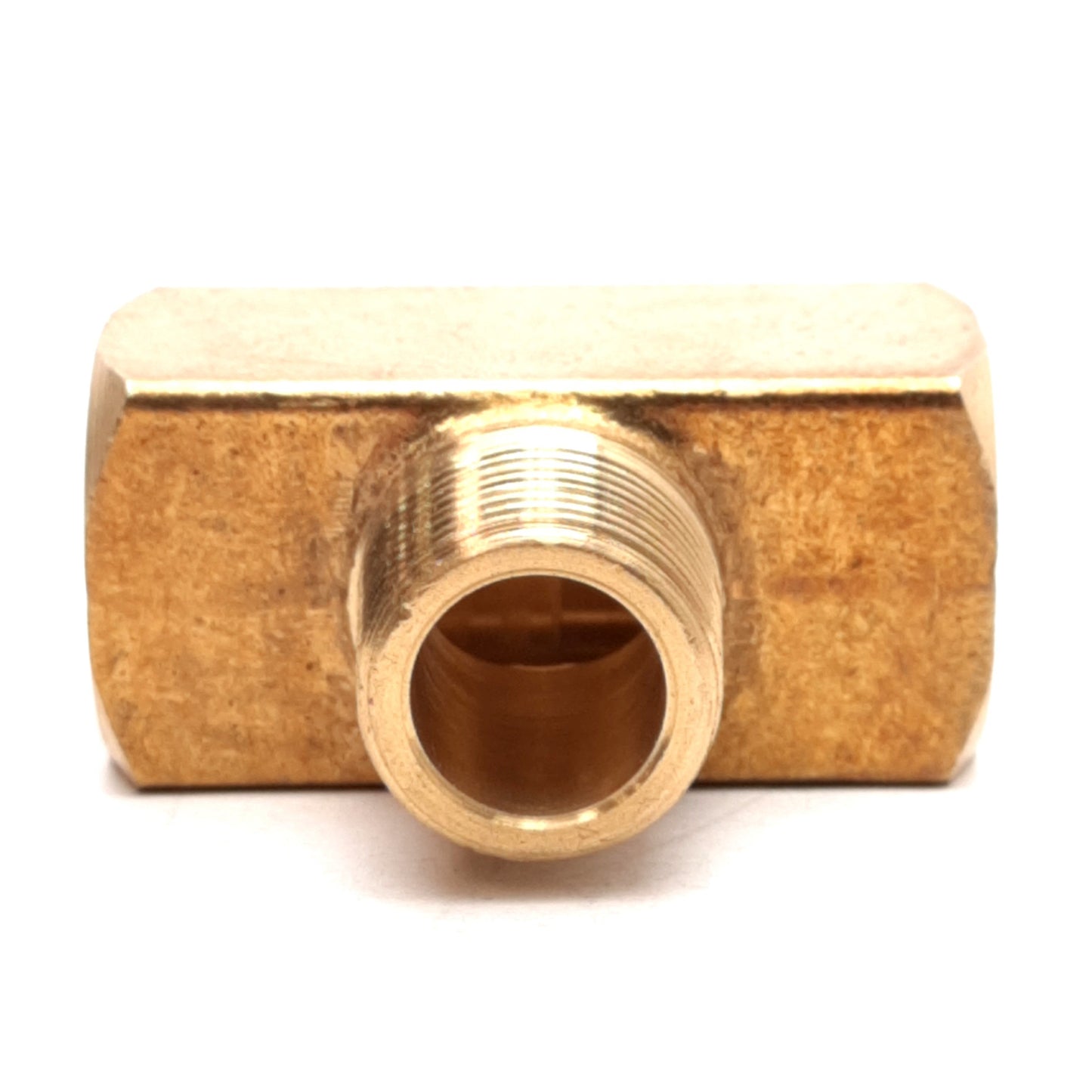 New – Open box Lot of 4 Nycoil 10697 Brass Branch Tee, 3/8in NPT Female to 3/8in NPT Male